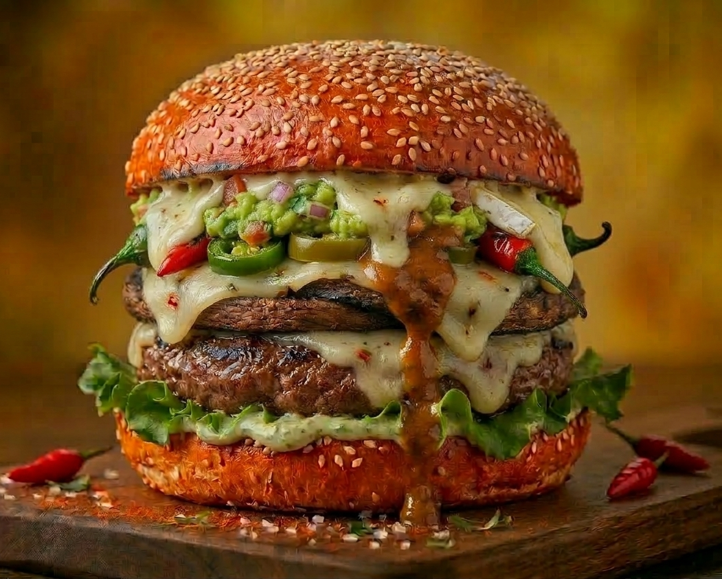 Hamburguesa Tex-Mex